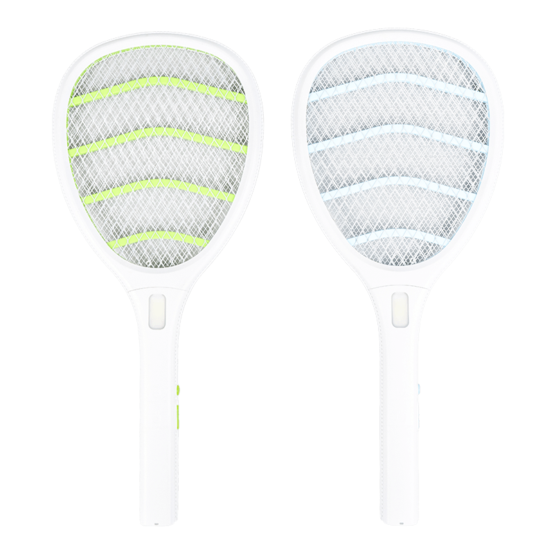 FF-987A 400mAh duo-coloris figura octo filum plumbum-acidum altilium electricum CULEX swatter cum luce