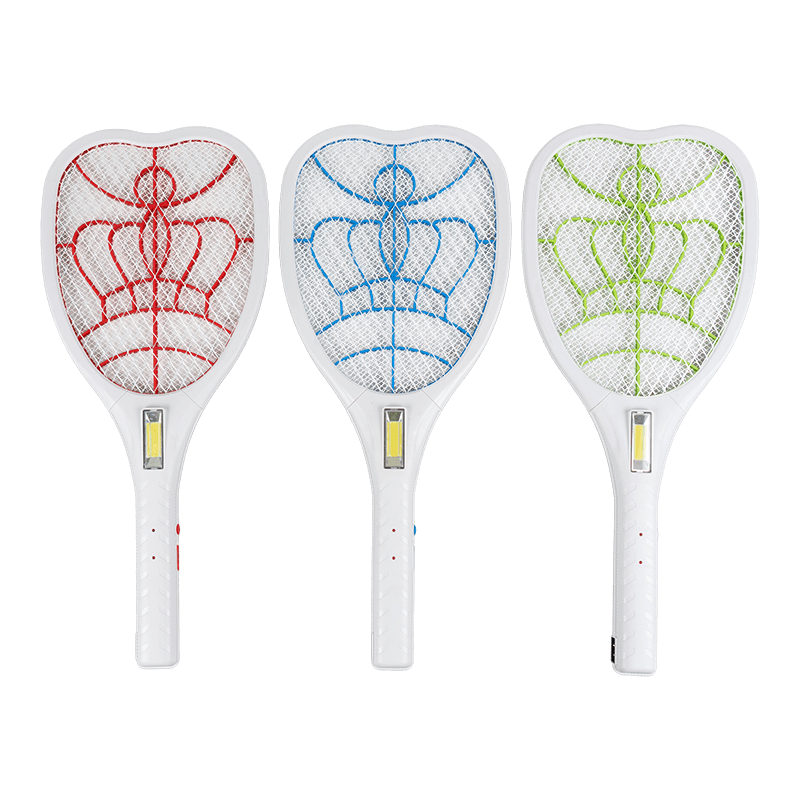 FF-783A 400mAh 3-color CULEX electrici swatter cum luce et figura octo funes