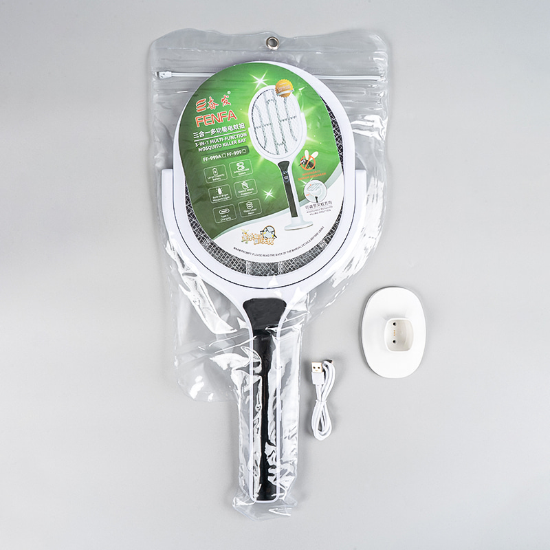 FF-999A 1200mAh Single-Color Embroidery DUXERIT CULEX Swatter Foldable Display USB Rechargeable FF-999A 1200mAh Single-Color Embroidery DUXERIT CULEX Swatter Foldable Display USB Rechargeable